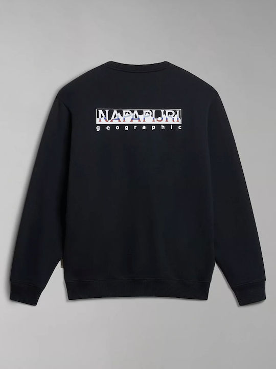 Napapijri Herren Sweatshirt mit Kapuze Schwarz