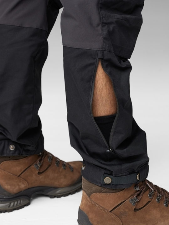 Fjallraven Keb Ανδρικό Μακρύ Παντελόνι Πεζοπορίας Μαύρο