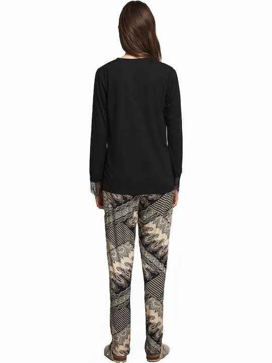Penye Mood Winter Damen Pyjama-Set