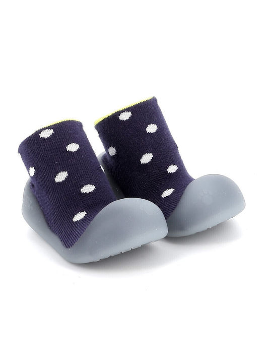 BigToes Παιδικές Καλτσοπαντόφλες Μπλε