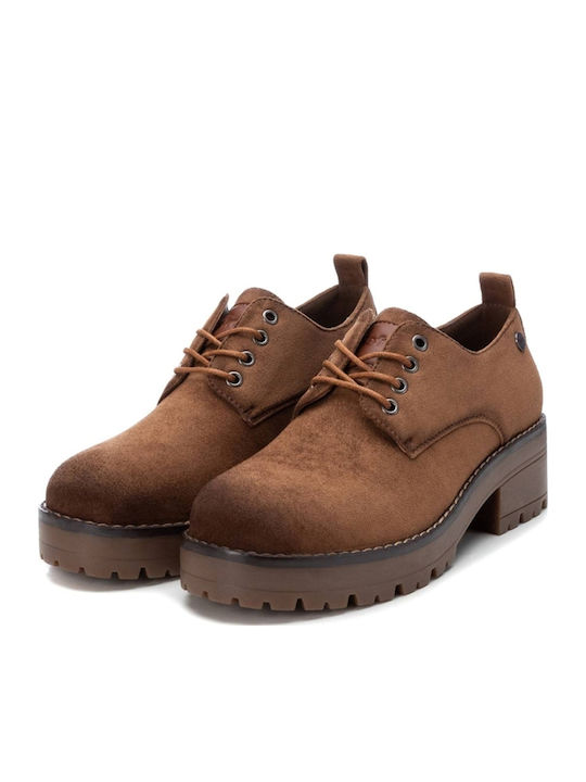 Damen Oxfords in Braun Farbe