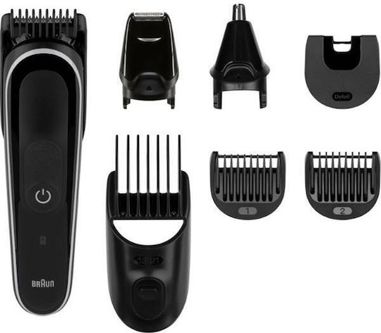 Braun Wiederaufladbar Haarschneidemaschine Schwarz MGK3440