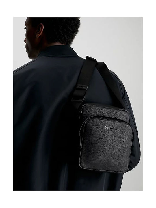 Calvin Klein Reporter Ανδρική Τσάντα Ώμου / Χιαστί Μαύρη