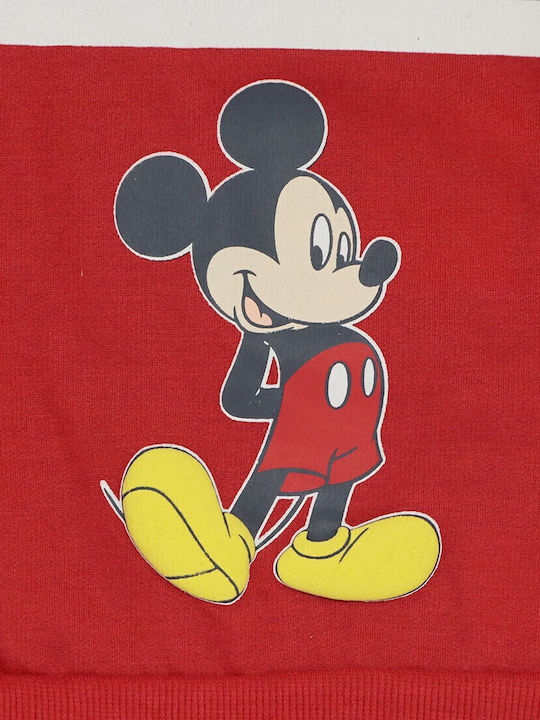 Детски Суичър Червен Mickey Mouse