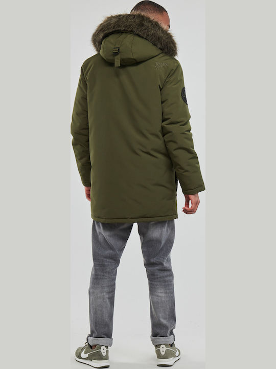 Everest Winter Jacket Parka Olive.