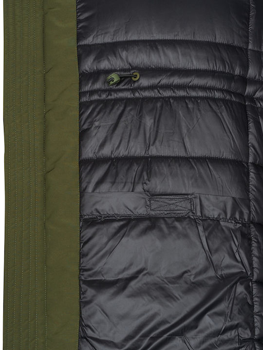 Everest Winter Jacket Parka Olive.