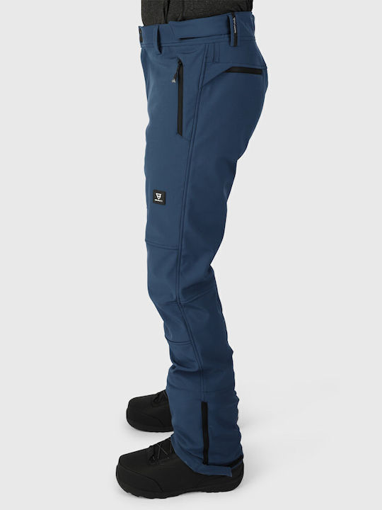 Huygens Herren-Sweatpants mit Gummizug Blau