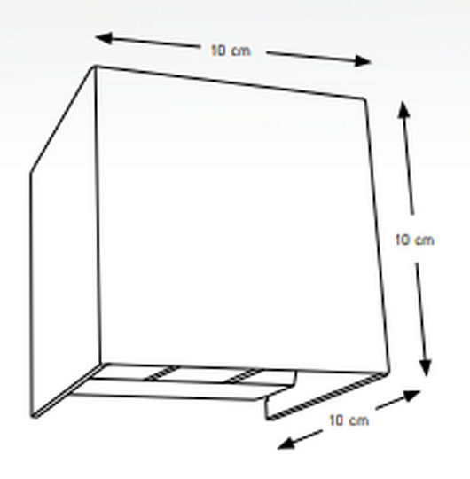 Arapidis Wall-Mounted Outdoor Spot LED 10W 3000K