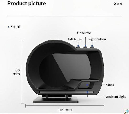 Car OBD2, Head Up Display, Speedometer and RPM Counter