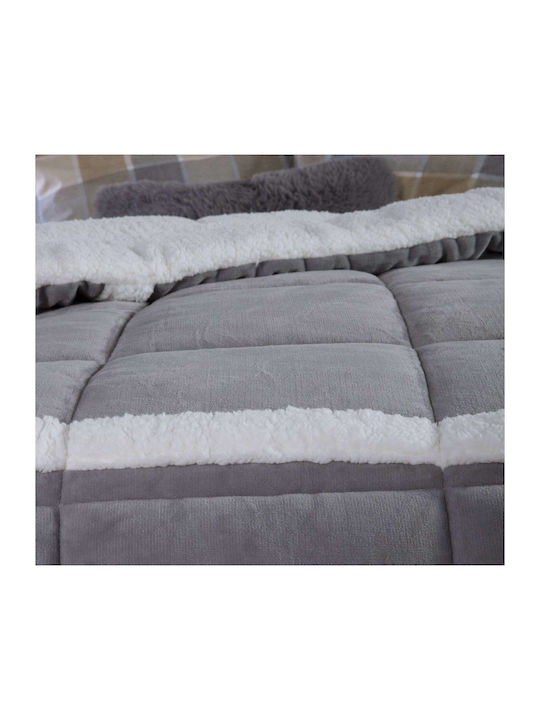 Nef-Nef Homeware Duvet Cover Single 160x220cm Versan Grey