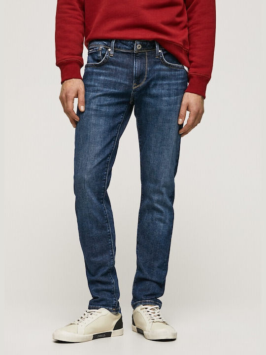 Pepe Jeans Pantaloni de Bărbați din Jean Albastru