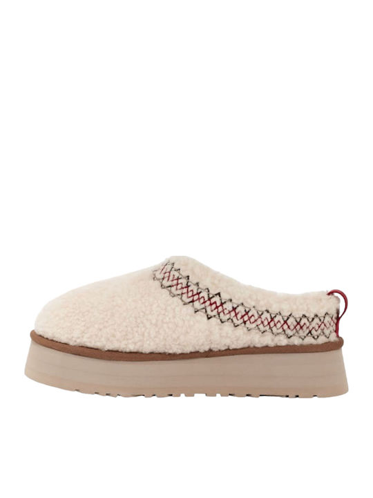 Tazz Slipper Heritage Braid Κλειστές Γυναικείες Παντόφλες Μπεζ