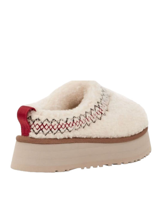 Tazz Slipper Heritage Braid Κλειστές Γυναικείες Παντόφλες Μπεζ