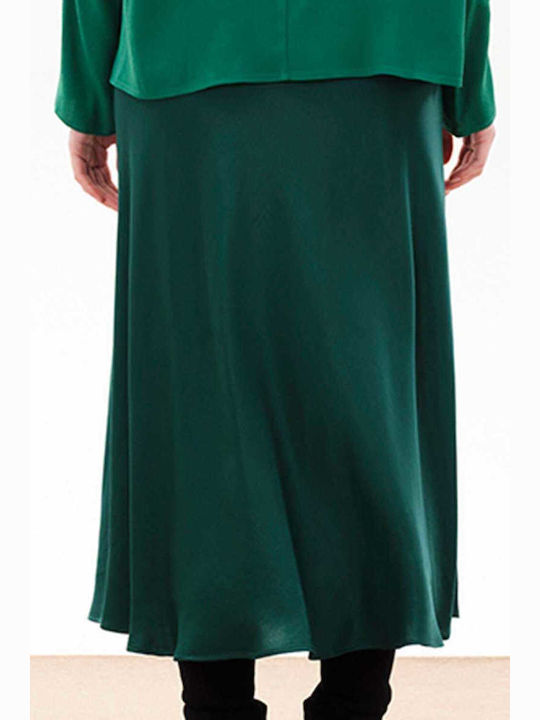 Ioanna Kourbela Midi Fustă Verde