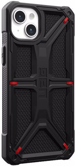 UAG Monarch Back Cover Aramid Fiber 2mm Magnetic Black (iPhone 15 Plus)
