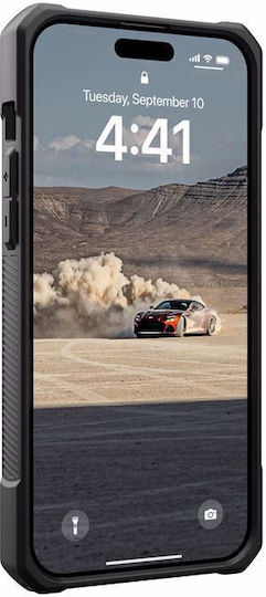 UAG Monarch Back Cover Aramid Fiber 2mm Magnetic Black (iPhone 15 Plus)