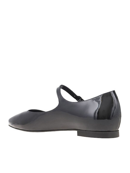 Patent Leather Ballerinas Black