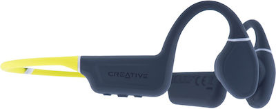 Creative Outlier Free+ Bone Conduction Bluetooth Handsfree Ακουστικά με Αντοχή στον Ιδρώτα Light Green