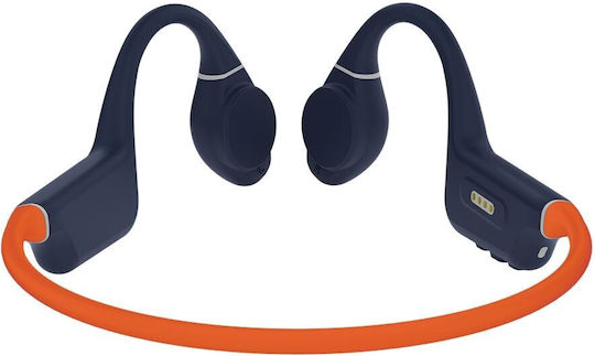 Creative Outlier Free Pro+ Bone Conduction Bluetooth Handsfree Earphones with Sweat Resistance Midnight Blue / Fiery Orange