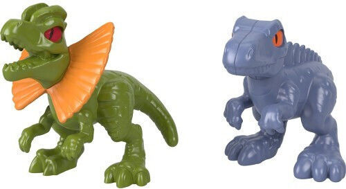 Mattel Imaginext Giga И Дилофозавър Джурасик Свят За 3+ Години 6см