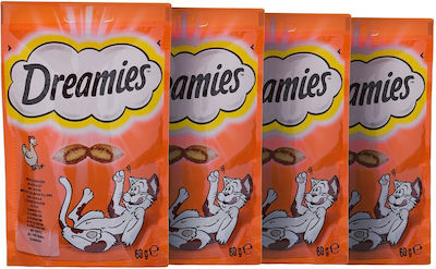 Dreamies Variety Gustări Delicioase cu Pui / Somon pentru Pisică