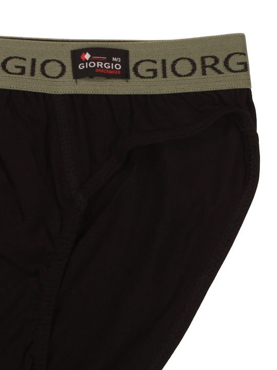 Men's Slip Black/Khaki
