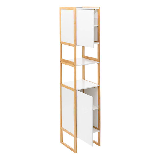 Atmosphera Στήλη Μπάνιου Δαπέδου Μ33xΒ33xΥ170cm Λευκή