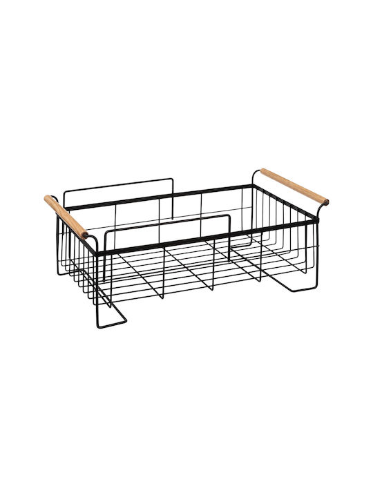 5Five Dish Drainer Metallic in Black Color 48x29x28.3cm