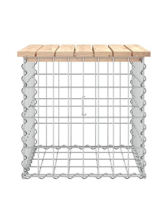 Scaun Metalic Cub Pentru Exterior Maro 43x44x42cm