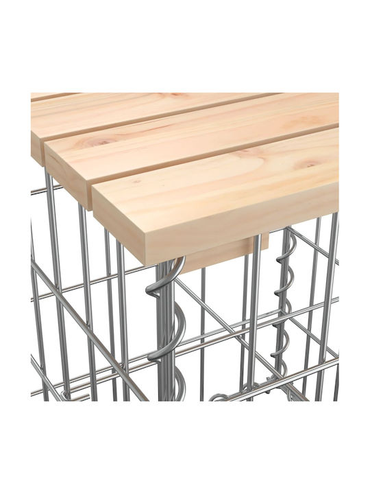 Scaun Metalic Cub Pentru Exterior Maro 43x44x42cm