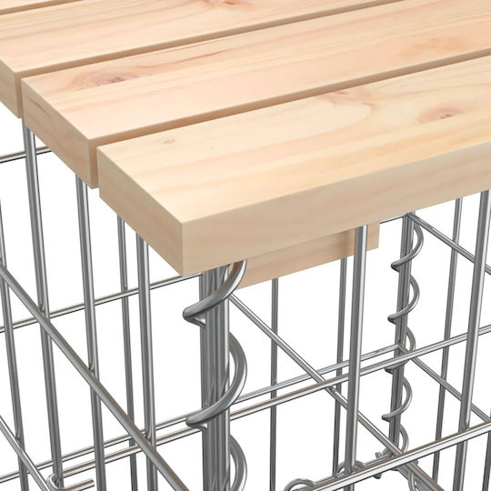 Metallischer Gartenhocker Würfel Für Außenbereich Braune 43x44x42cm