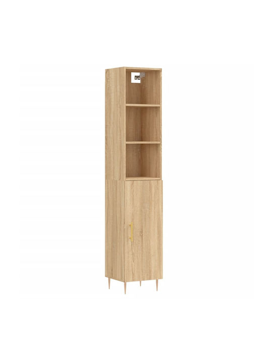 Bookcase Beige 34.5x34x180cm