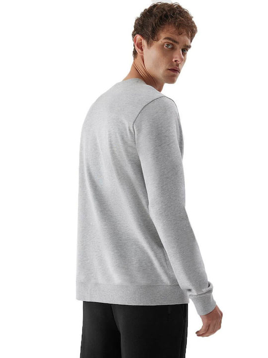 4F Herren Sweatshirt mit Taschen Gray