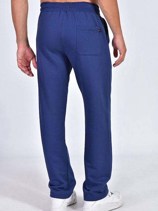 Clever Men's Sweatpants with Rubber Blue