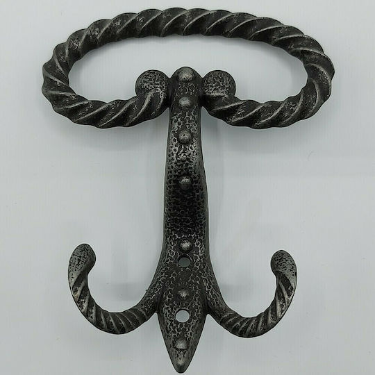 Valli&Valli Antique Metal 3-Hook 10.5x5.5x12.5cm