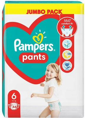 Pampers Pantaloni de scutec Nr. 6 pentru 15+ kgkg 44buc