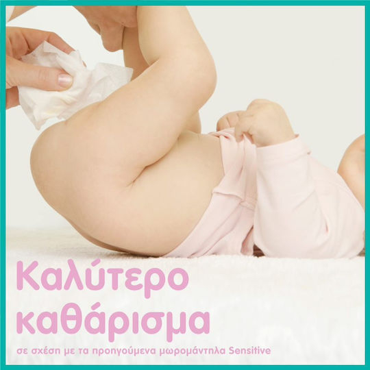 Pampers Sensitive Hypoallergenic Baby Wipes Fragrance Free Alcohol Free Parabens Free 6x52pcs