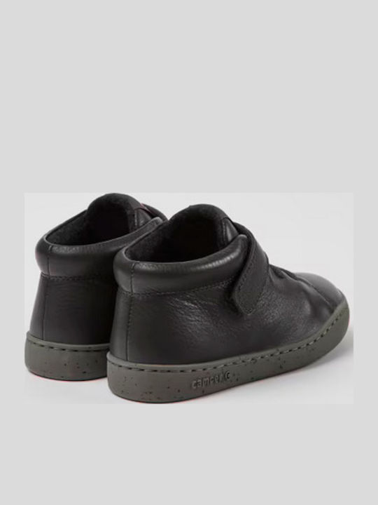 PEU TOURING Ghete Copii din Piele cu Velcro Gri