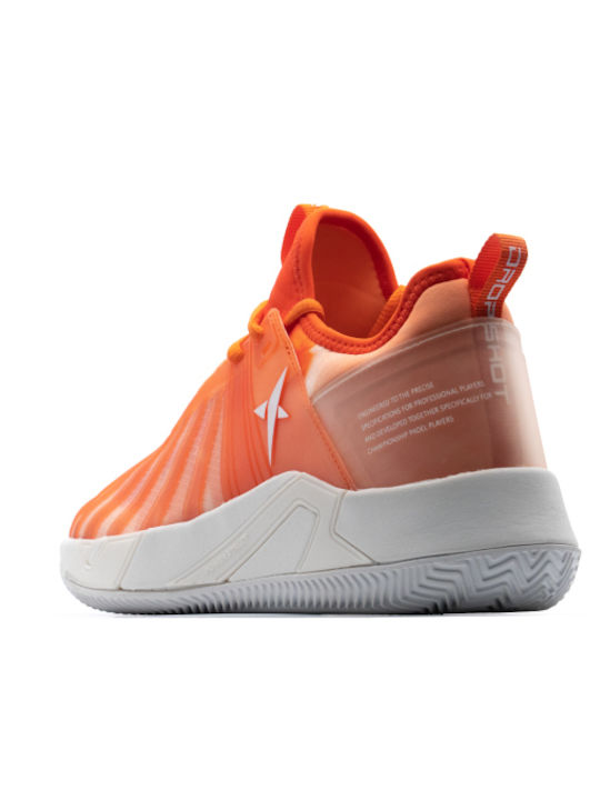 Drop Shot Γυναικεία Παπούτσια Padel για Όλα τα Γήπεδα Πορτοκαλί