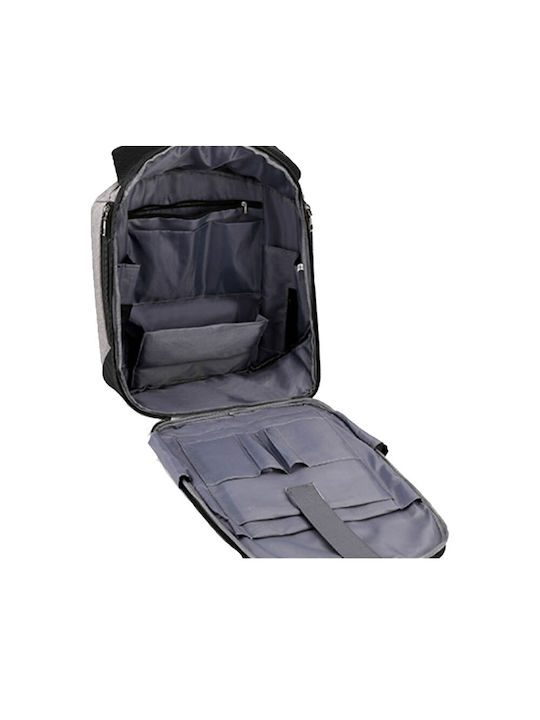 Amber Чанта Раница за лаптоп 15.6" в Черен цвят AM2004-BLACK
