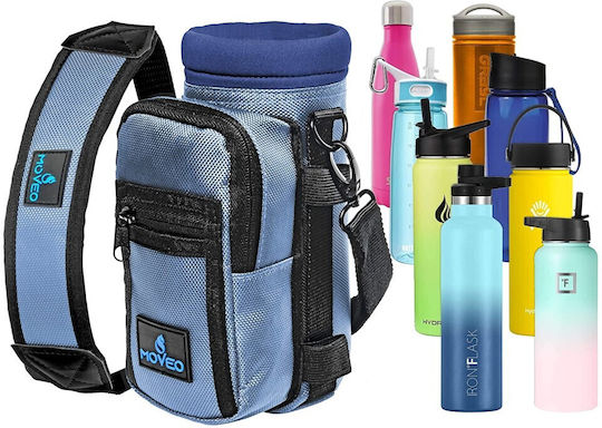 A2S Insulated Bottle Case 0.75lt Blue