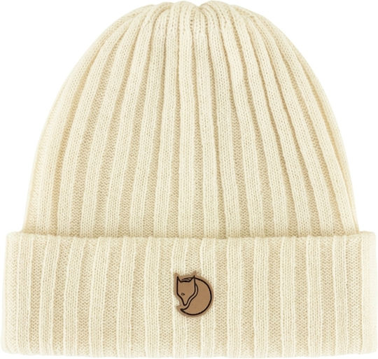 Byron Beanie Unisex Σκούφος Πλεκτός σε Λευκό χρώμα