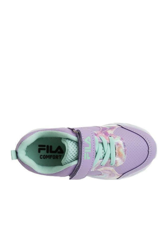 Παιδικά Sneakers με Σκρατς Λιλά