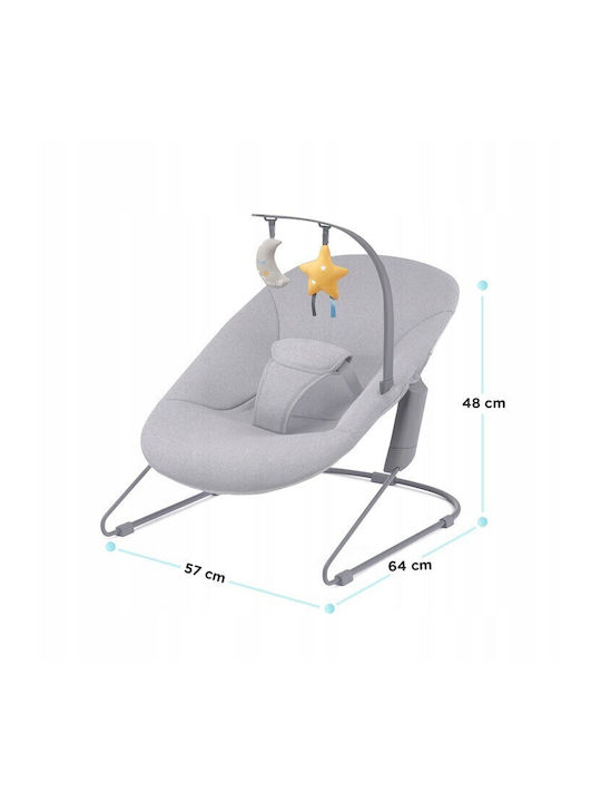 Kinderkraft Ръчен Релакс За Бебета Calmee Сив За Дете До 9kg