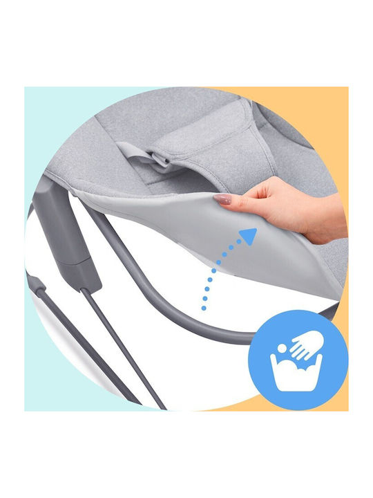 Kinderkraft Ръчен Релакс За Бебета Calmee Сив За Дете До 9kg
