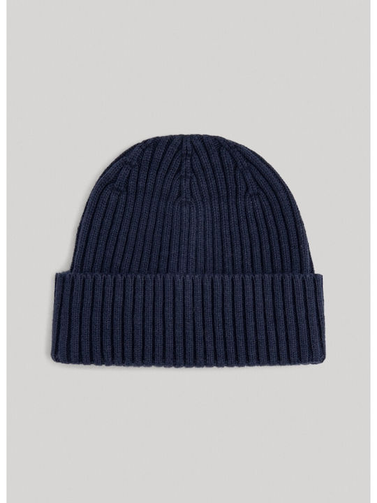 Pepe Jeans Knitted Beanie Cap Blue