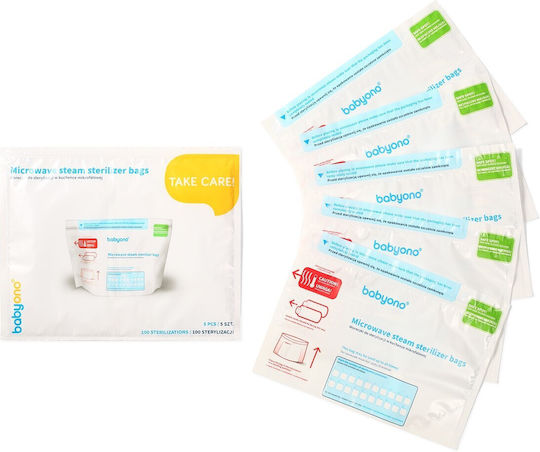 Babyono Microwave Sterilization Pouches for Bottle