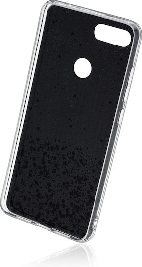 Naxius Glitter Back Cover Σιλικόνης Μαύρο (Xiaomi Mi 8 LiteHonor 8X)