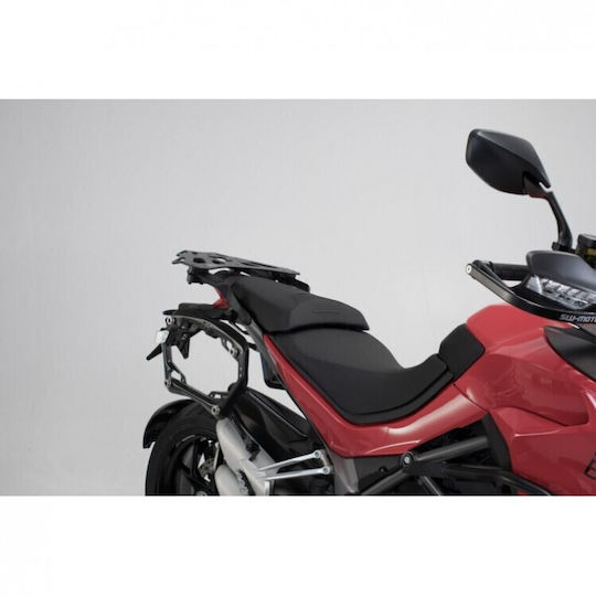 SW-Motech Σετ Πλαϊνές Βαλίτσες Μοτοσυκλέτας Αλουμινίου 45lt σε Ασημί Χρώμα