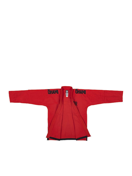 Okami Gi Ανδρική Στολή Brazilian Jiu Jitsu Κόκκινη